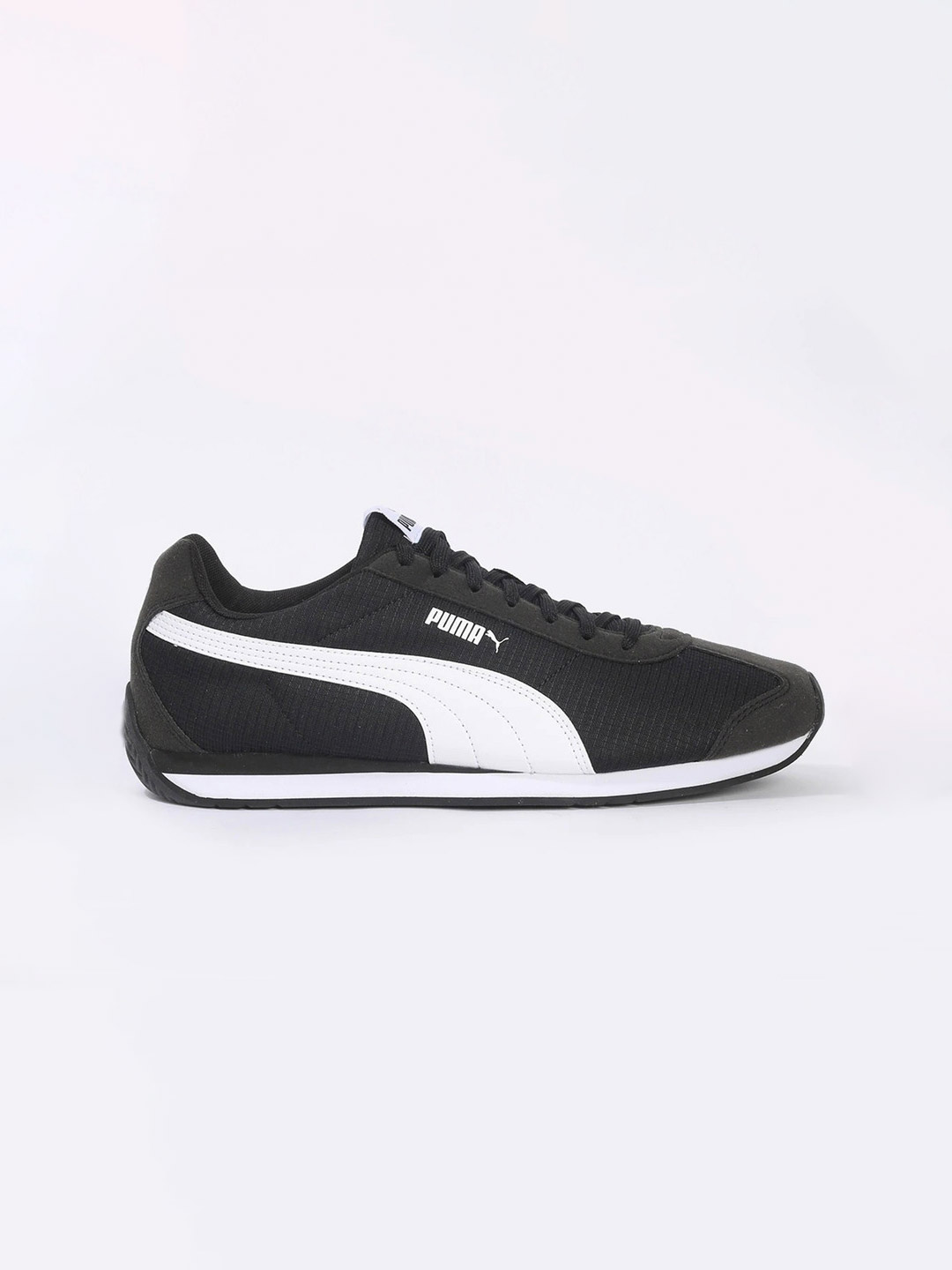 Puma Men Black & White Turin 3 Sneakers (1)