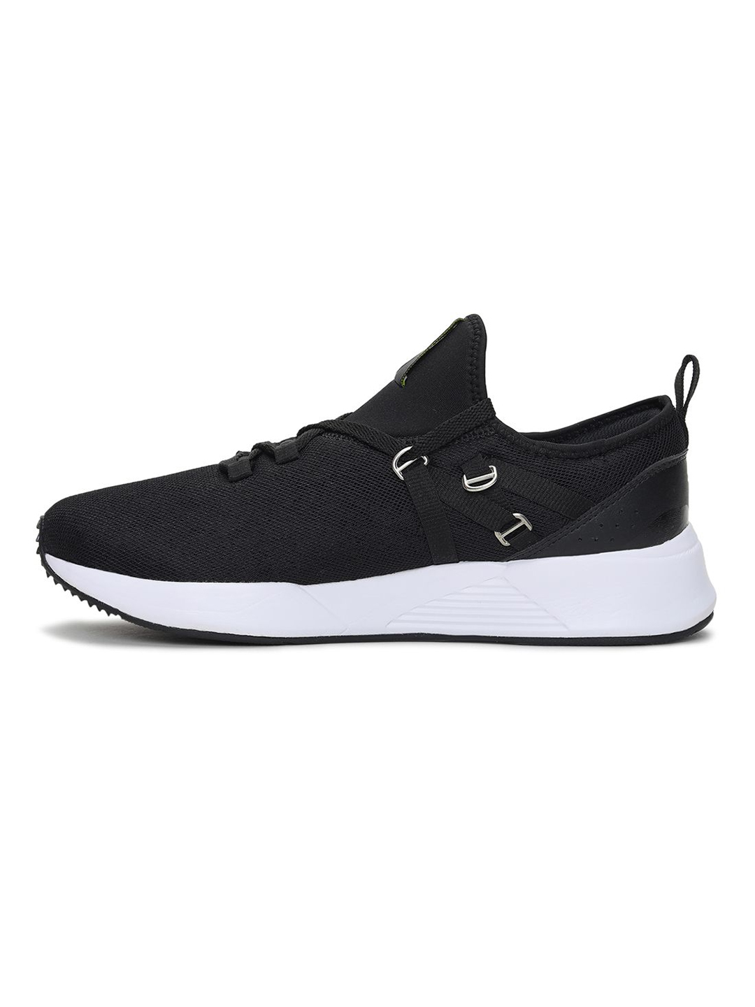 Puma Men Black & Yellow Pacer Fire Sports Shoes (3)