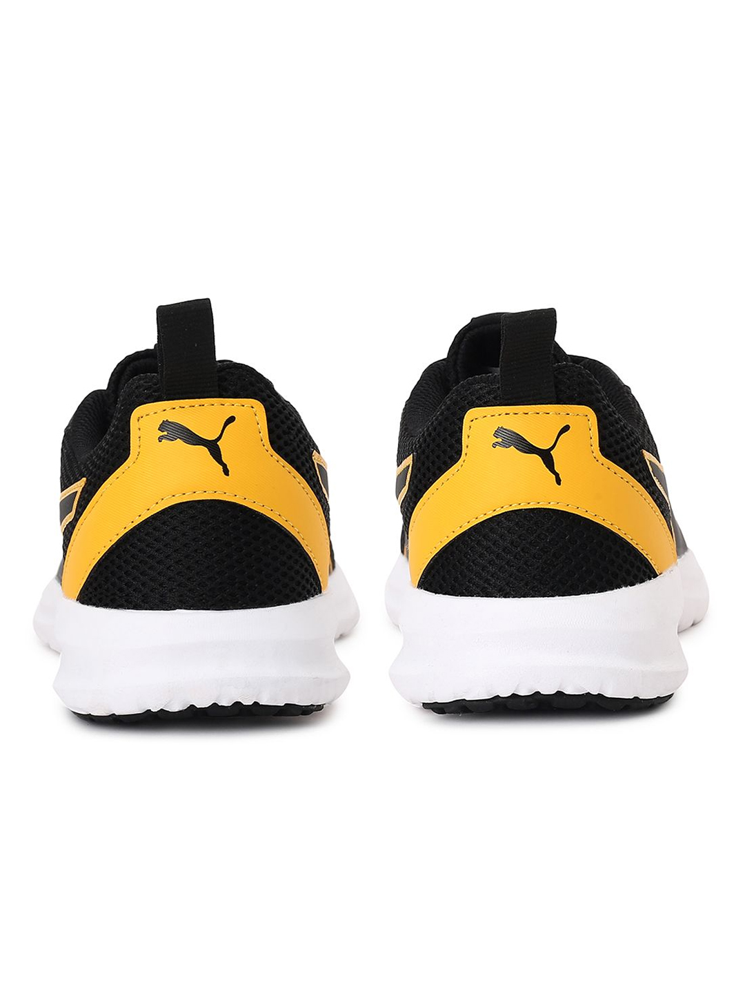 Puma Men Black & Yellow Sear Sneakers (4)
