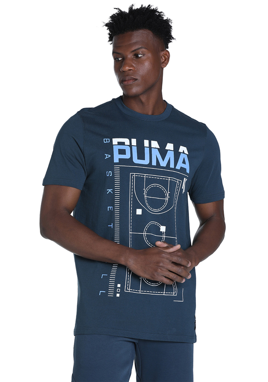 Men Blue Clear Out 3 T-Shirt
