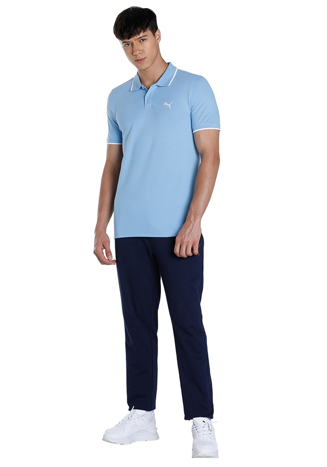 Puma Men Blue Collar Tipping Polo (5)
