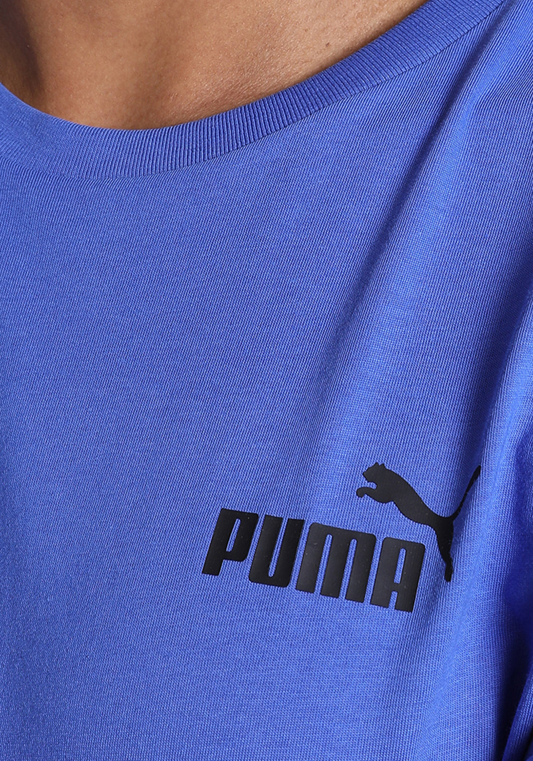 Puma Men Blue ESS+ Tape T-Shirt (5)