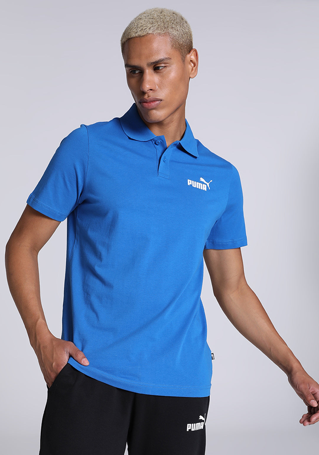 Puma Men Blue ESS Jersey (1)