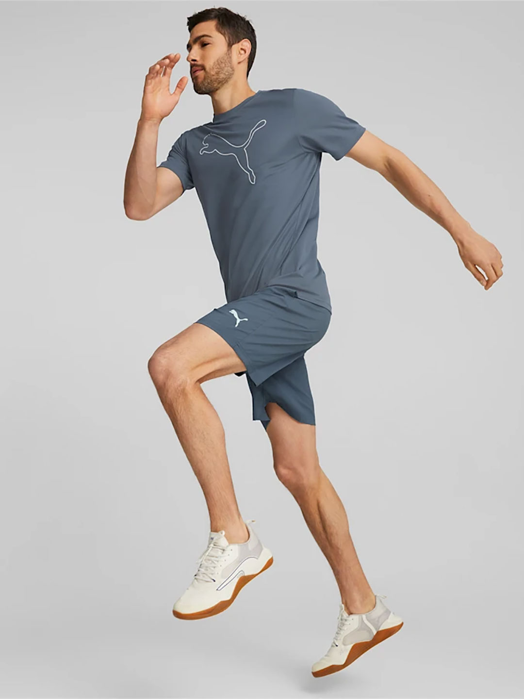 Puma Men Blue Performance Cat Training T-shirt (3)