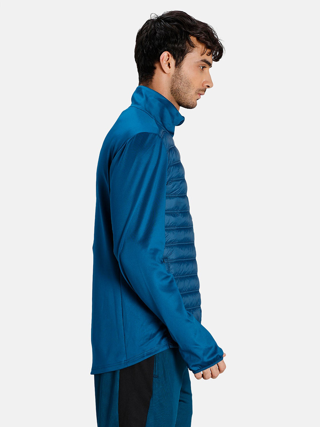 Puma Men Blue Printed Padded Jackets (4)