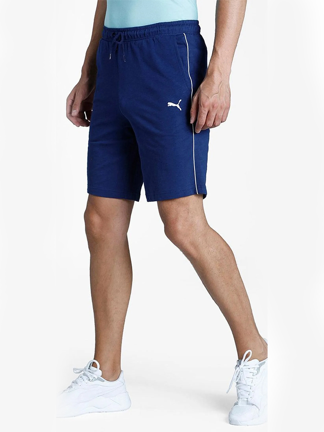 Puma Men Blue Slub Shorts (4)