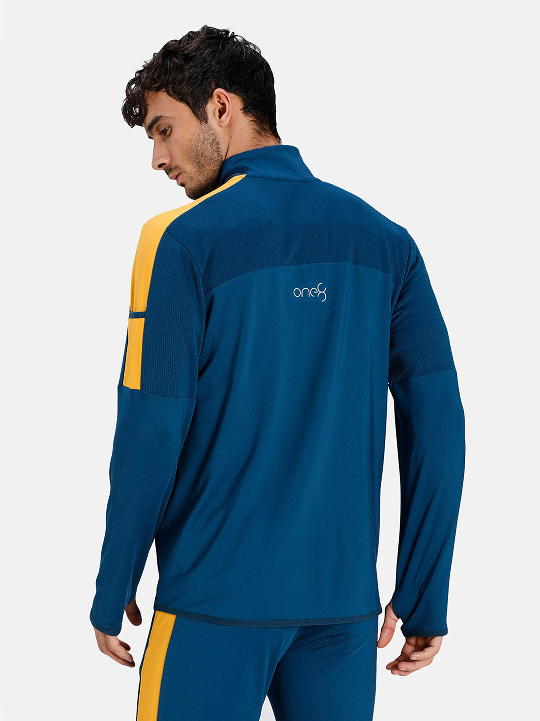 Puma Men Blue & Yellow Solid Virat Kohli Full-Zip Sweatshirts (3)