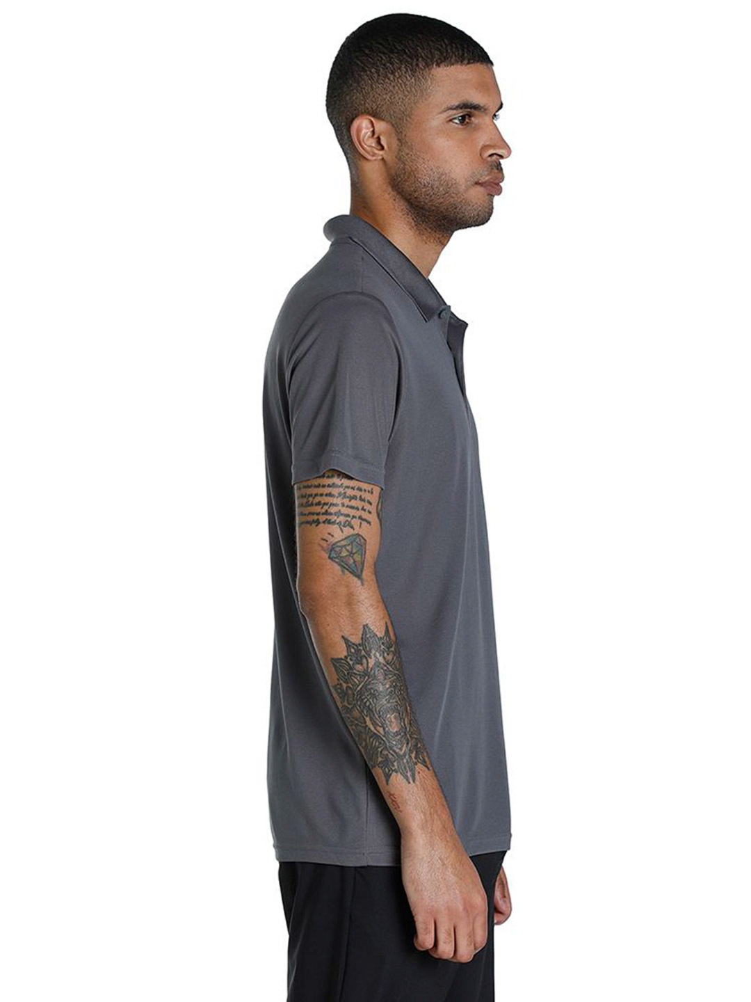Puma Men CASTLEROCK Printed Performance Training Polo Shirt (4)