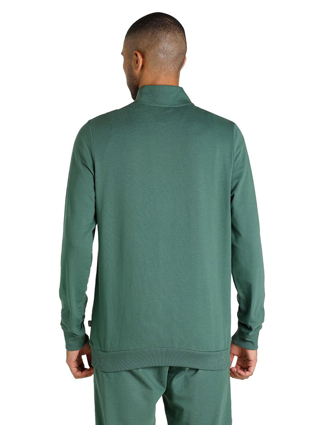 Puma Men Deep Forest Printed Knitted FF Logo Jackets (3)