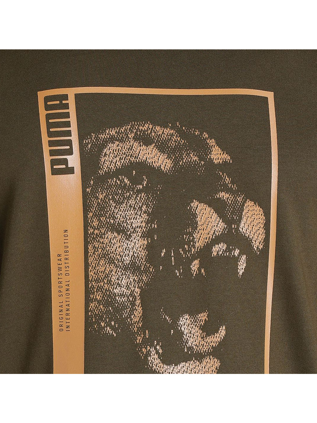 Puma Men Deep Olive Printed PUMA x 1DER KL Rahul Graphic Jacket (5)