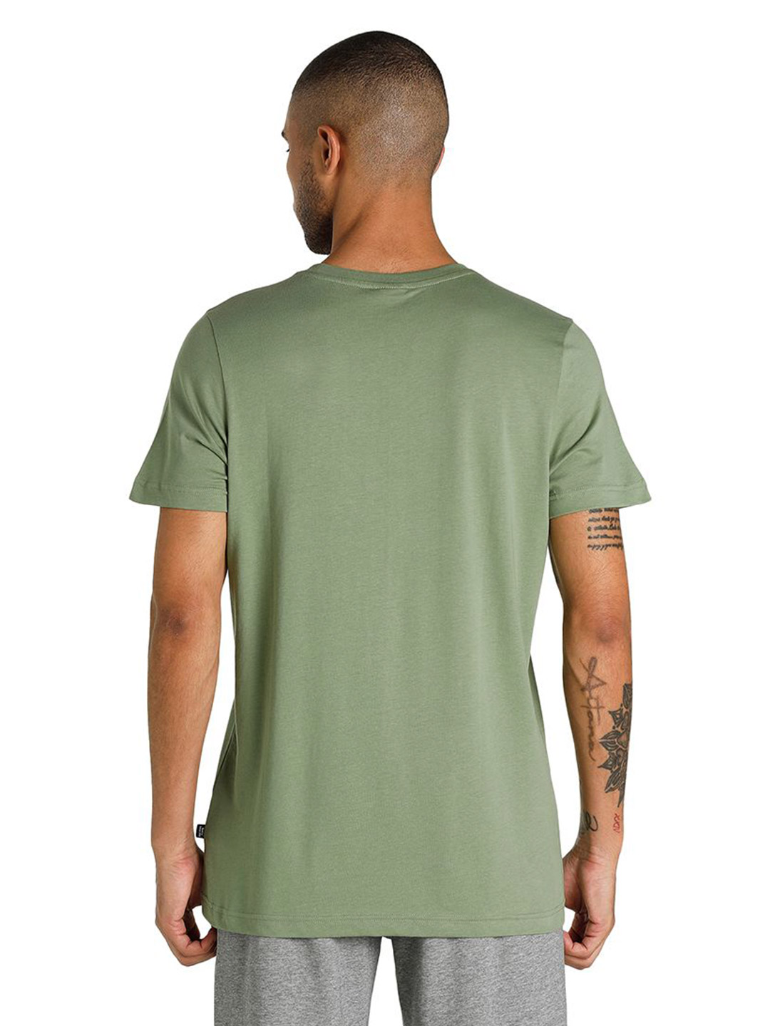 Puma Men Dusty Green Printed FF Graphic T-Shirt (2)
