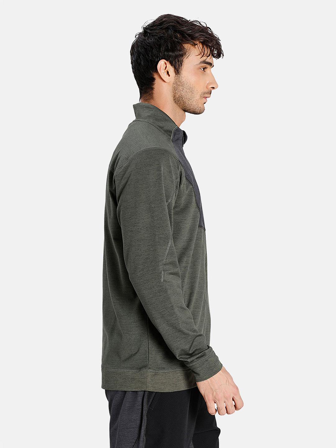Puma Men Green Printed Train Cloudspun Full Zip Jackets (4)