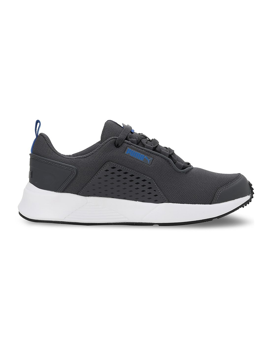 Puma Men Grey & Blue Riot Sports Shoes (1)