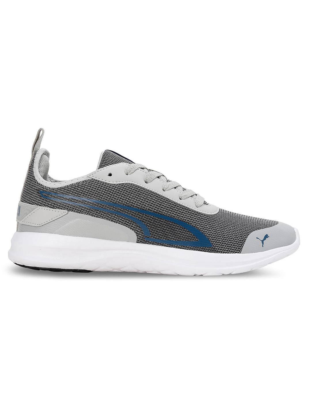 Puma Men Grey & Blue Unleash Sneakers (1)