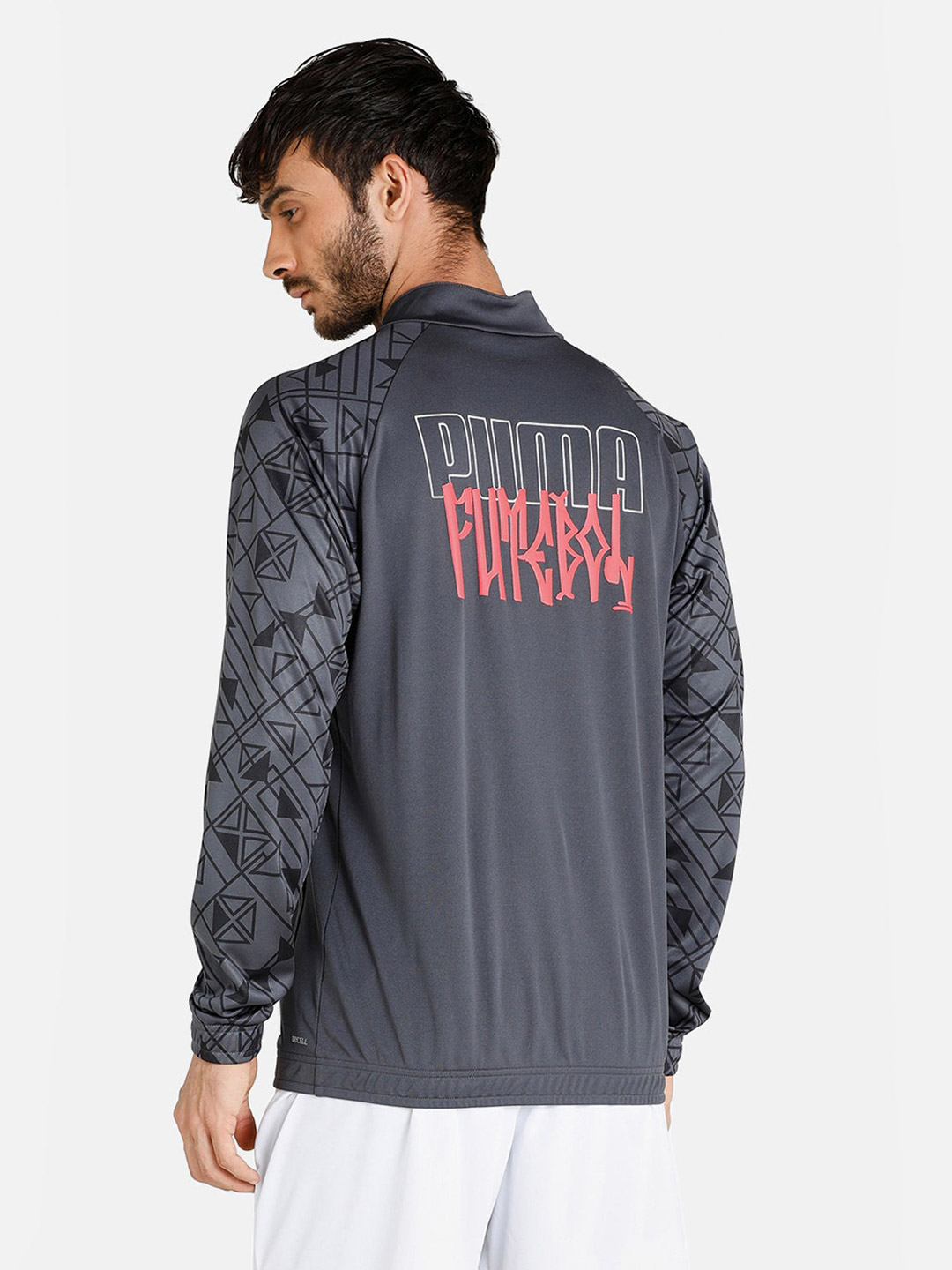 Puma Men Grey Printed Neymar Jr Football Training Jackets (3)