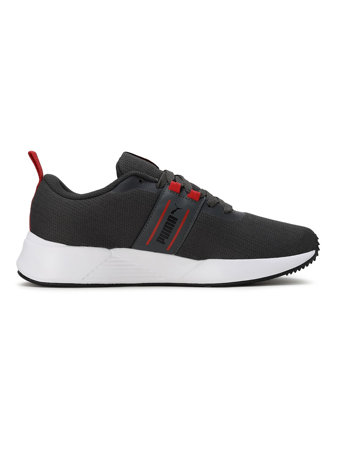Puma Men Grey & Red Pacer Max V1 Sports Shoes (1)