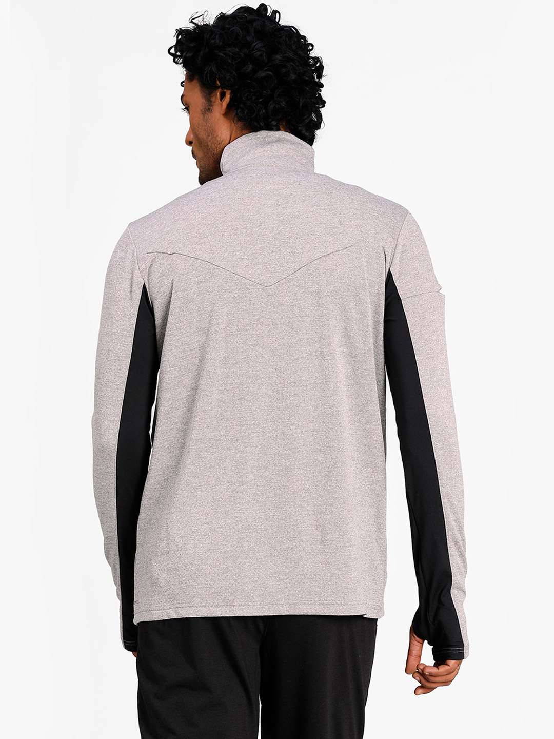 Puma Men Grey Solid Run Midlayer Sweatshirts (3)