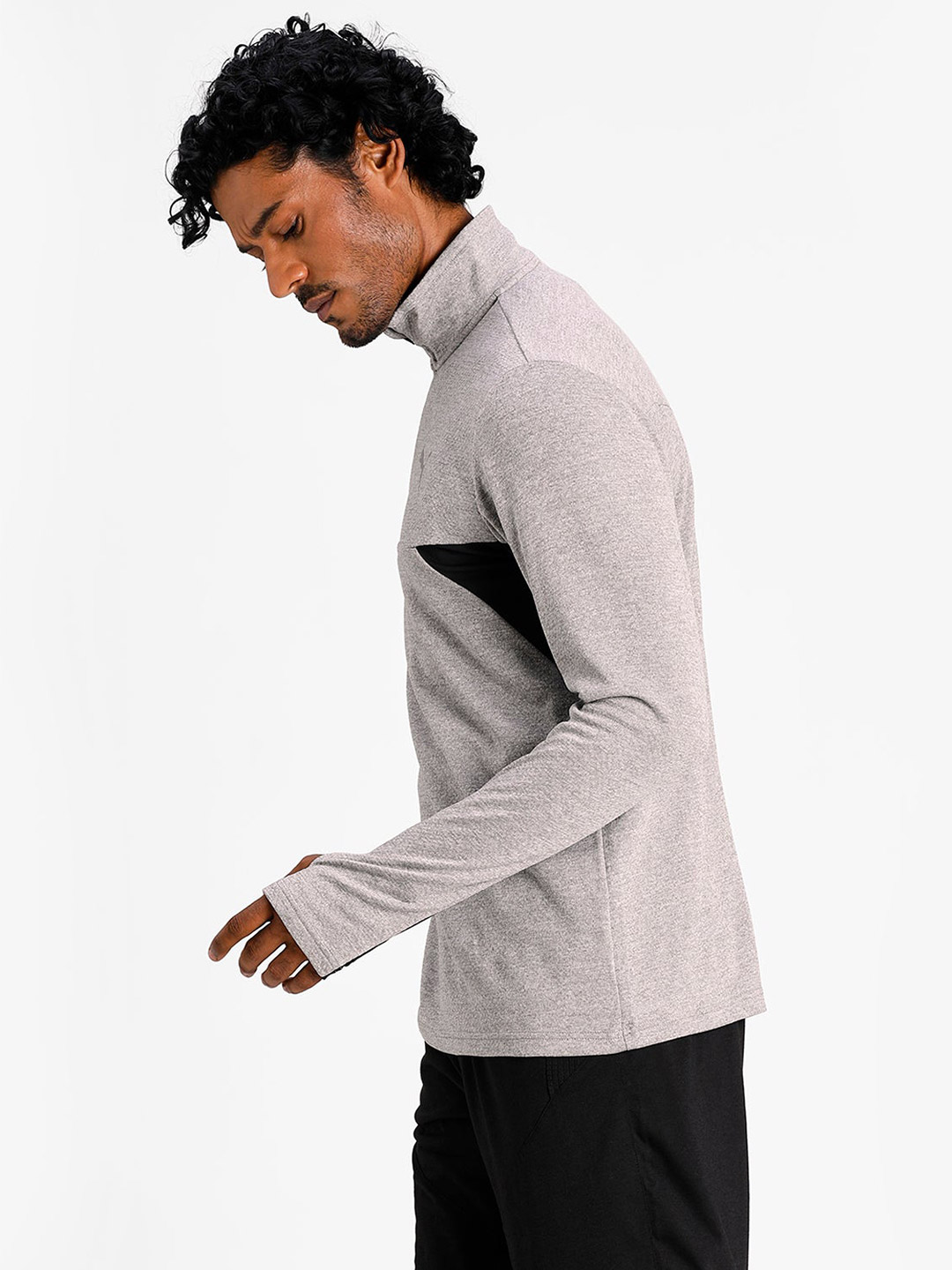 Puma Men Grey Solid Run Midlayer Sweatshirts (2)
