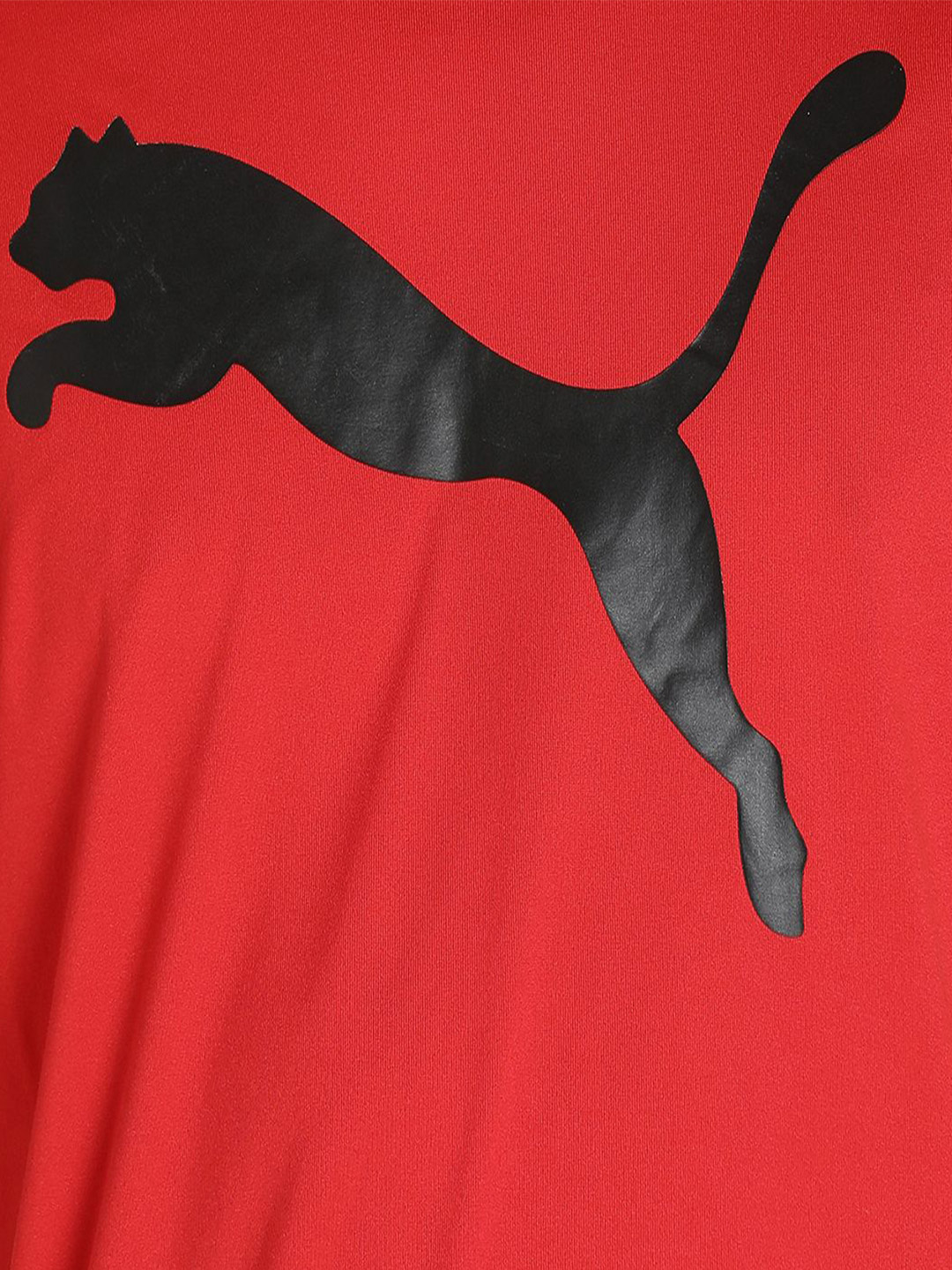 Puma Men High Risk Red Printed Active Big Logo Regular Fit T-shirt (6)
