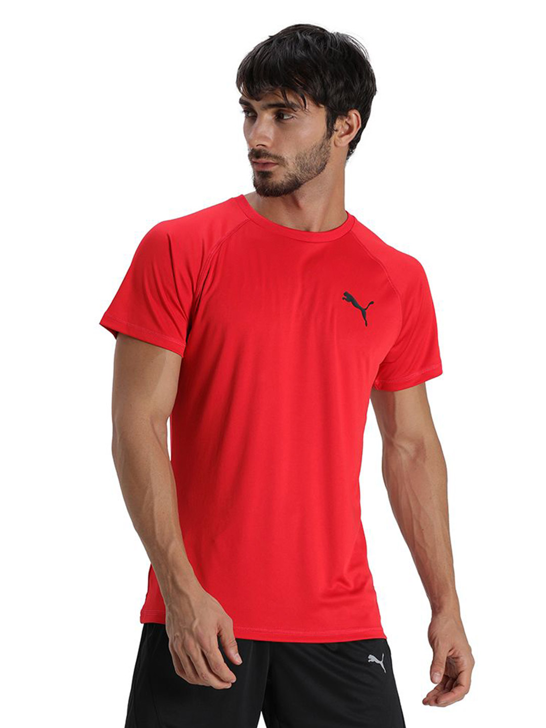 Puma Men High Risk Red Printed RTG Slim Fit T-shirt (1)