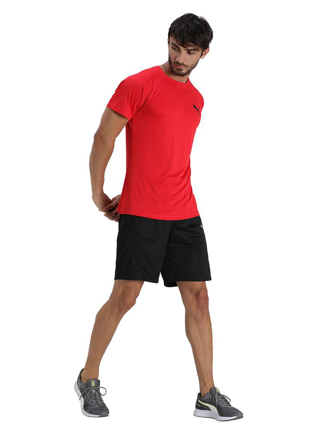 Puma Men High Risk Red Printed RTG Slim Fit T-shirt (5)