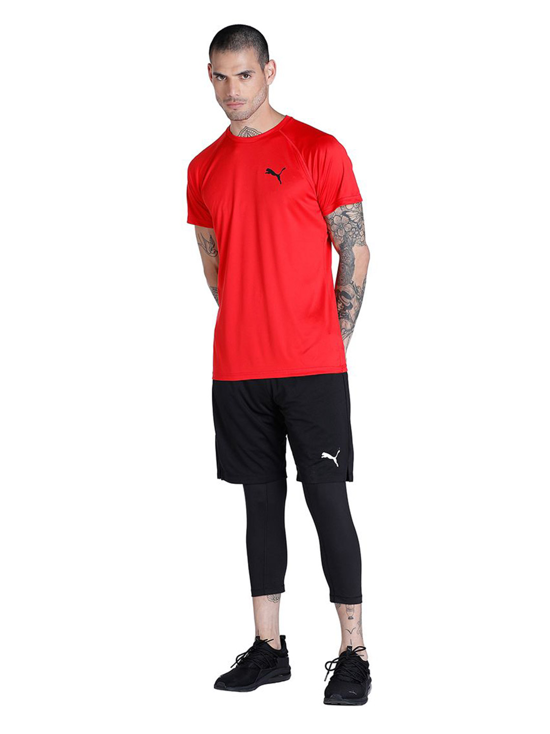 Puma Men High Risk Red Printed RTG T-Shirt (5)