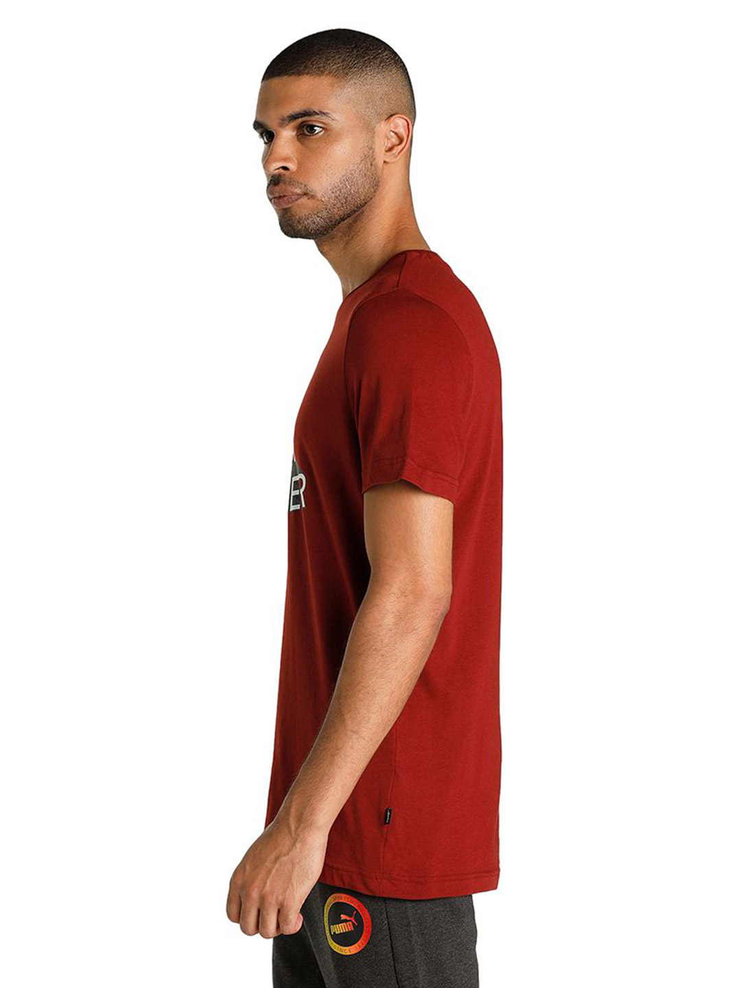 Puma Men Intense Red Printed FF Graphic T-Shirt (4)