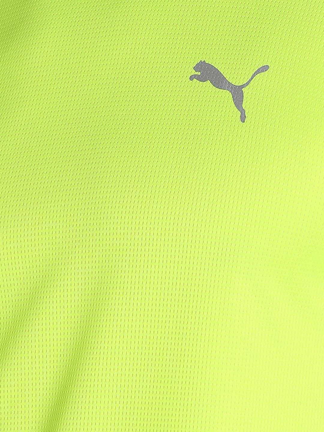 Puma Men Lime Squeeze Printed Favourite Short Sleeve Running T-shirt (6)