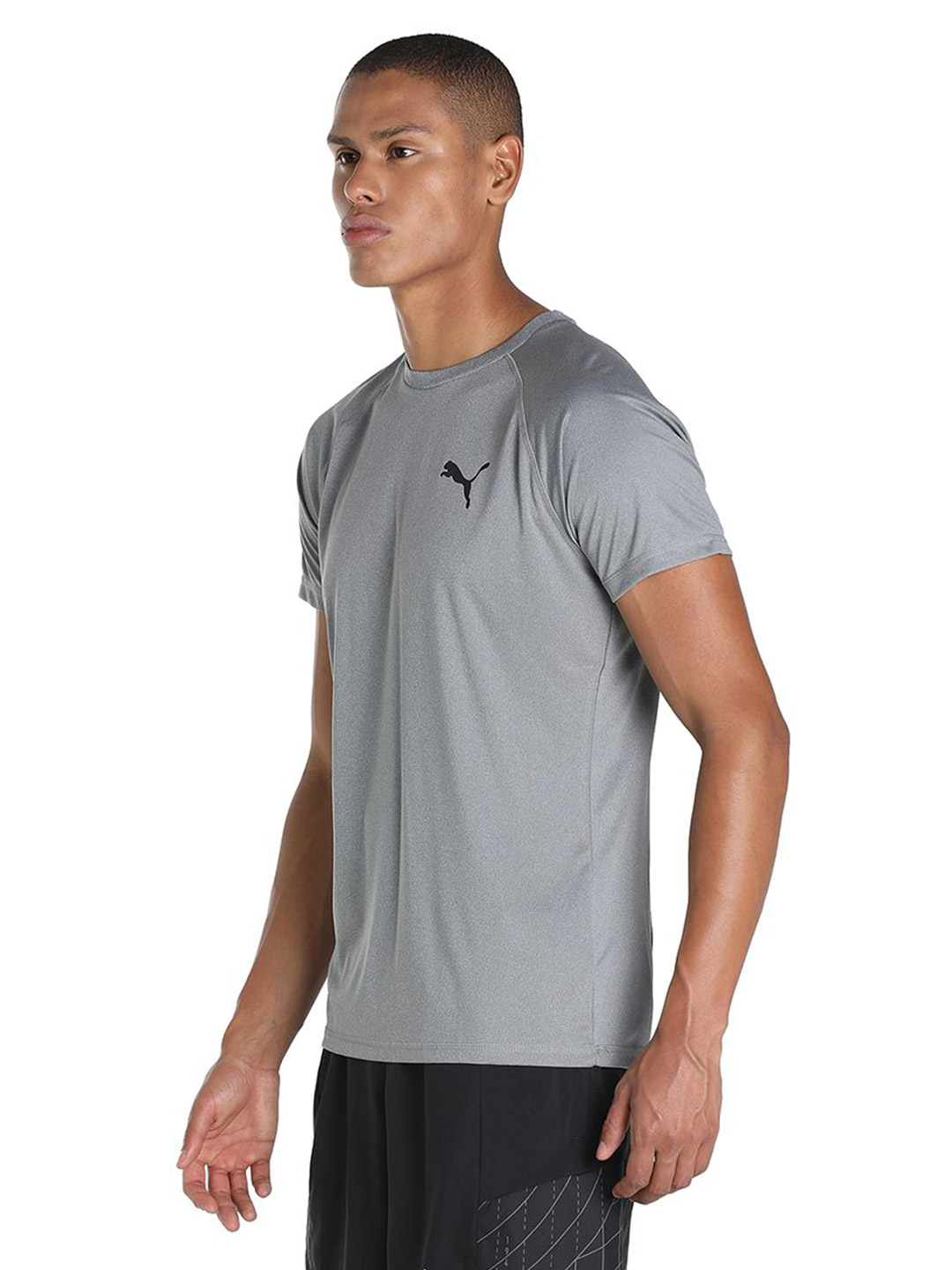 Puma Men Medium Gray Heather Printed RTG T-Shirt (5)