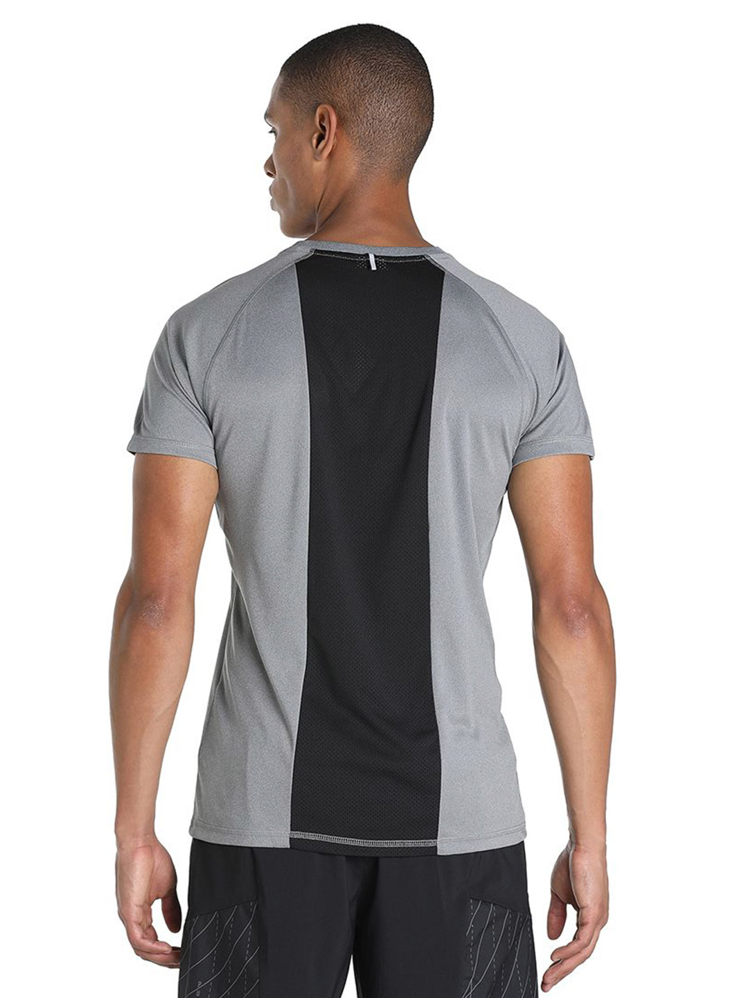 Puma Men Medium Gray Heather Printed RTG T-Shirt (2)