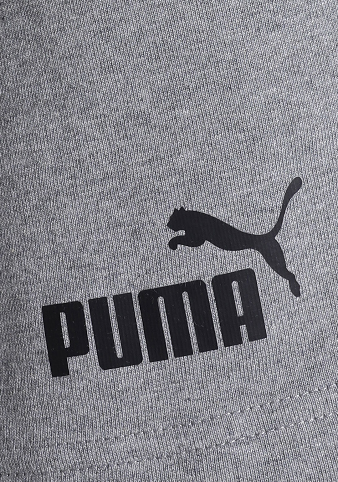 Puma Men Medium Gray Heather Solid ESS Jersey Shorts (5)