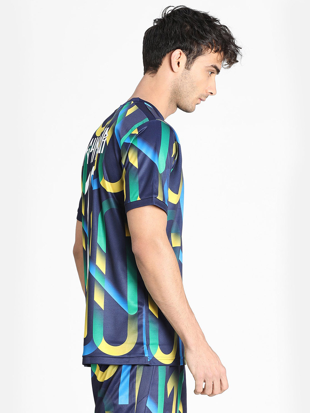 Puma Men Multicolor Printed Neymar Jr Hero Jersey T-Shirts (2)