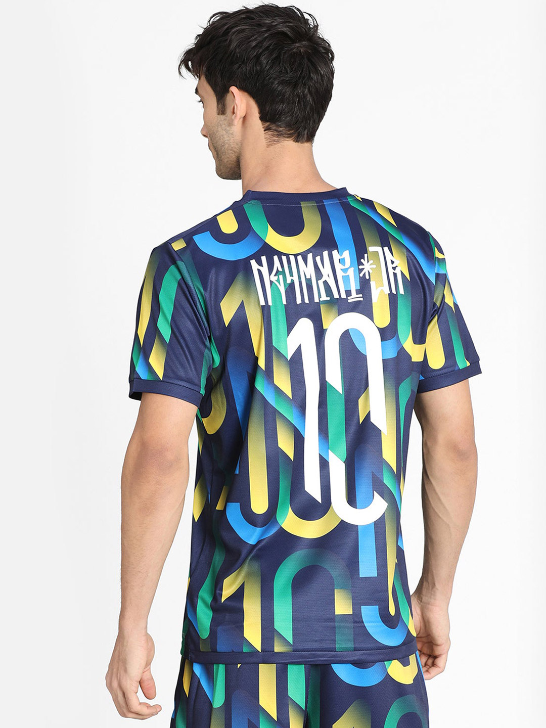 Puma Men Multicolor Printed Neymar Jr Hero Jersey T-Shirts (5)