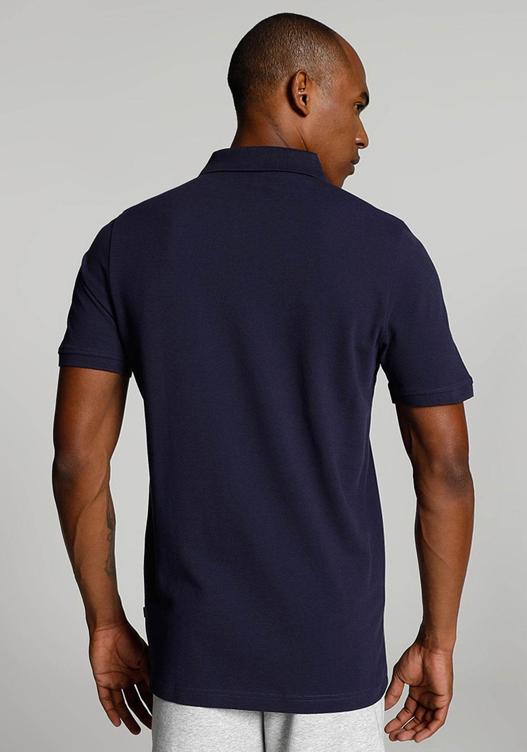 Puma Men Navy Blue ESS Pique Polo (2)