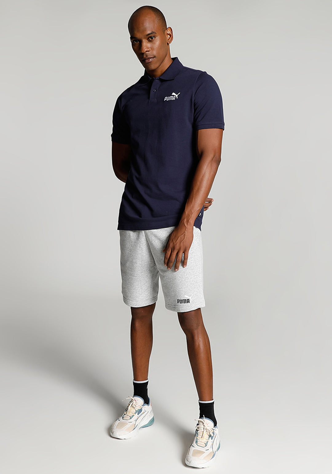 Puma Men Navy Blue ESS Pique Polo (4)