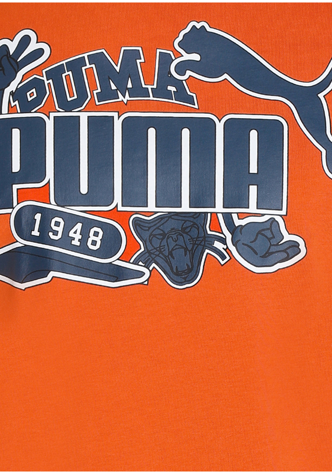 Puma Men Orange GRAPHICS Icon T-Shirt (6)