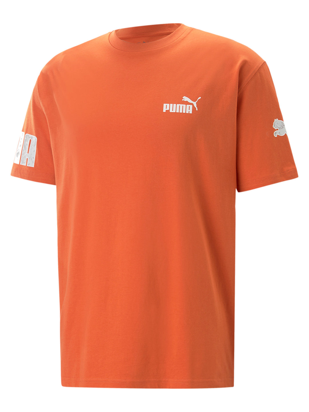 Puma Men Orange PUMA POWER Summer T-Shirt (5)