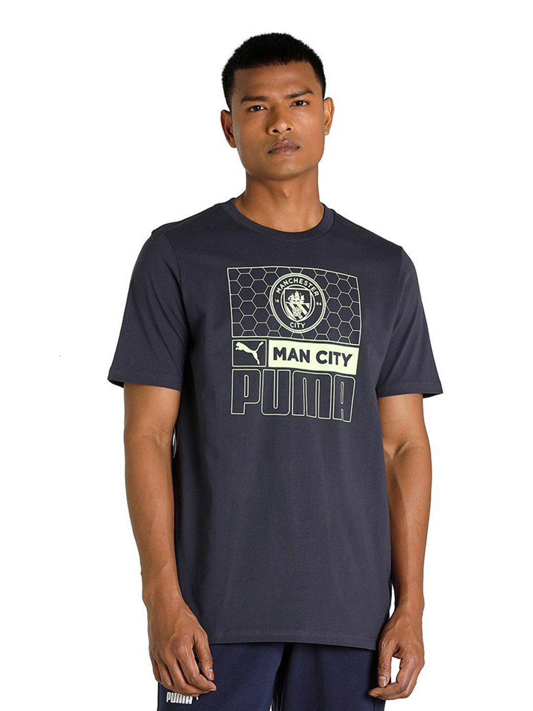 Men Parisian Night-Fizzy Light Printed MCFC FtblCore T-Shirt