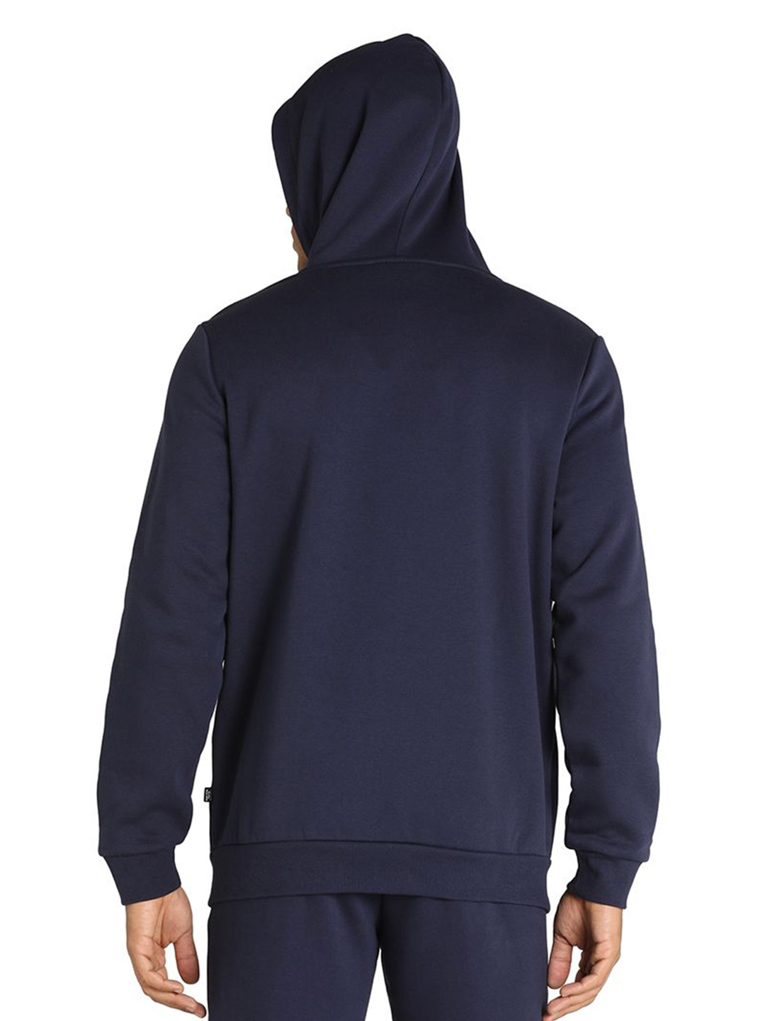Puma Men Peacoat Printed Essentials Small Logo Full-Zip Regular Fit Hoodie (3)