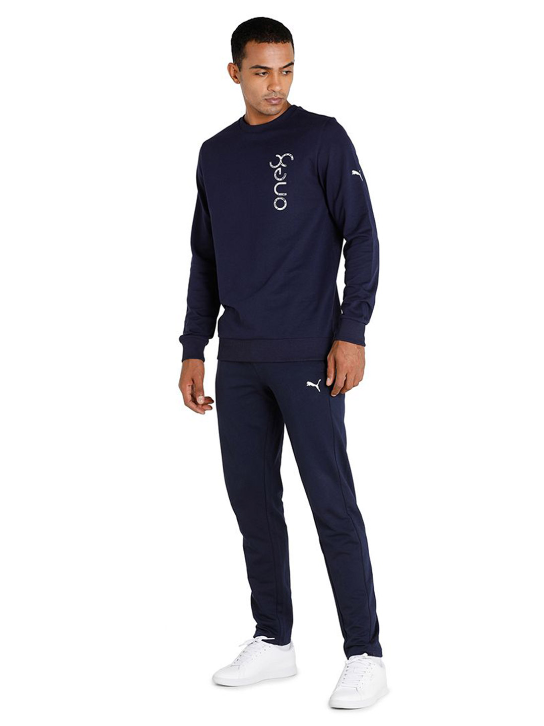 Puma Men Peacoat Printed one8 Virat Kohli Logo Crew Sweat Shirt (5)