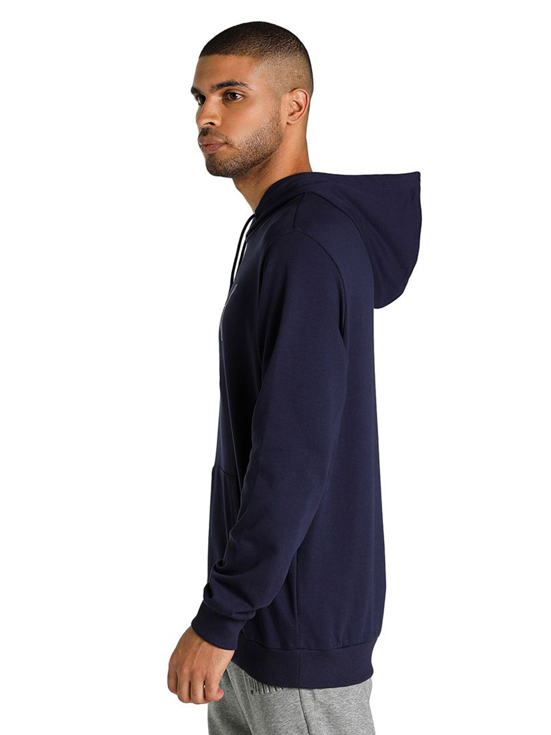 Puma Men Peacoat Printed Puma Cat Graphic Hoodie (2)