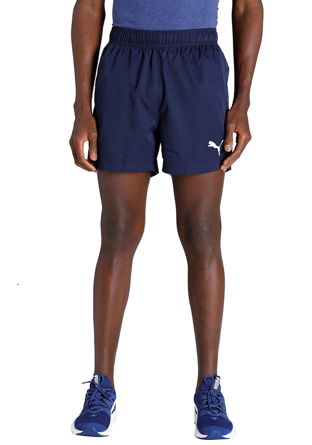 Puma Men Peacoat Solid Active Woven Shorts (1)