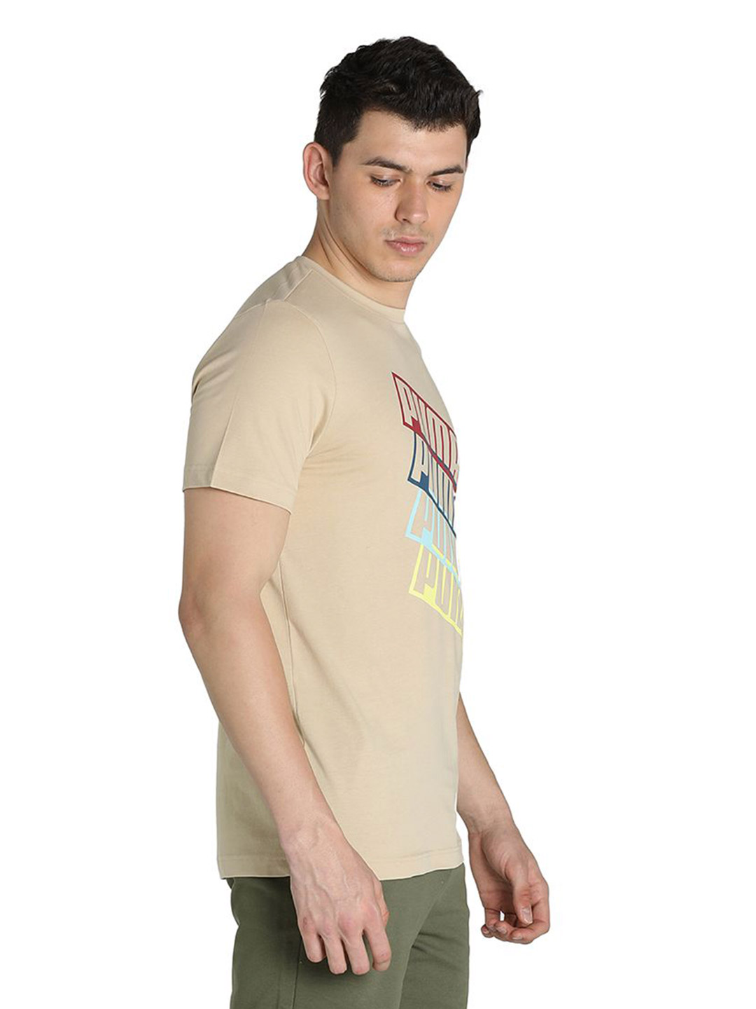 Puma Men Pebble Printed PUMA Graphic T-Shirt (3)