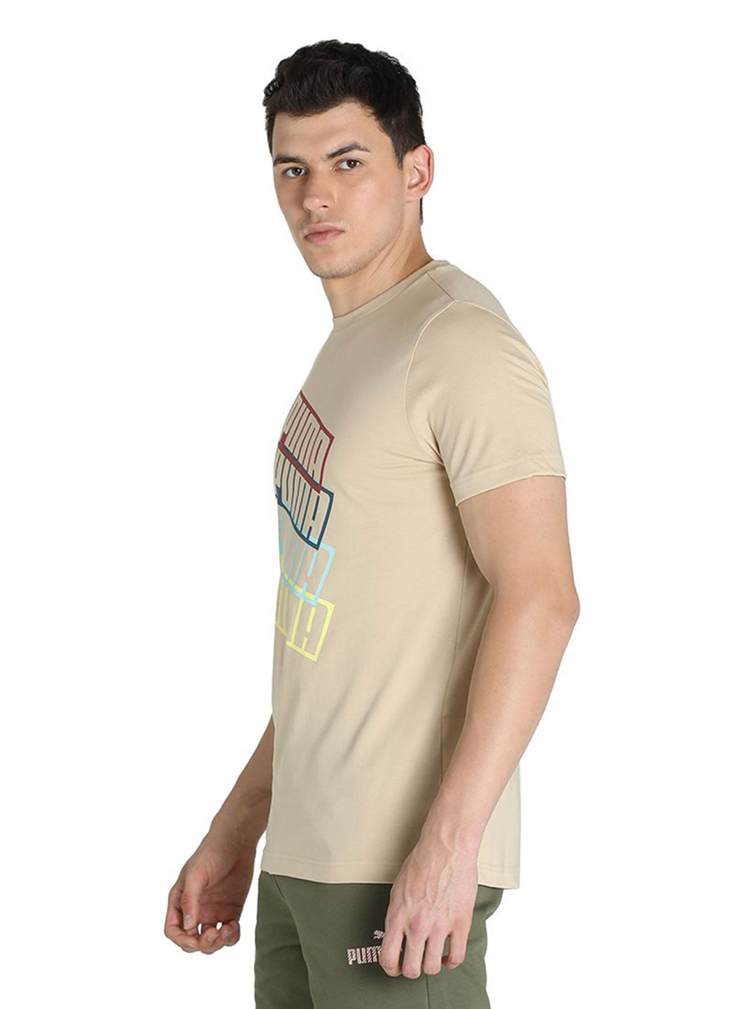 Puma Men Pebble Printed PUMA Graphic T-Shirt (4)