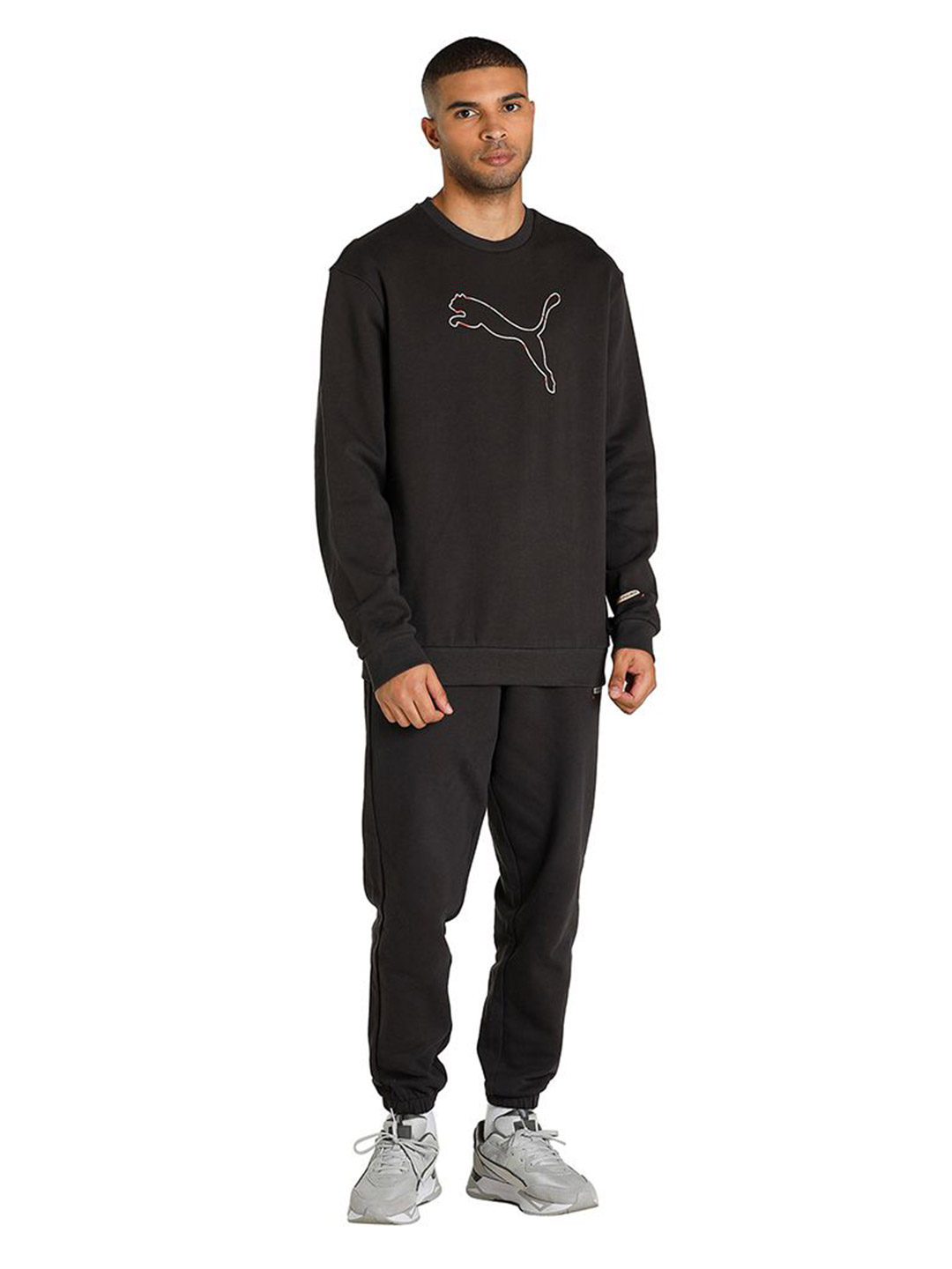 Puma Men Phantom Black Printed Better Crew Neck Sweatshirt (5)