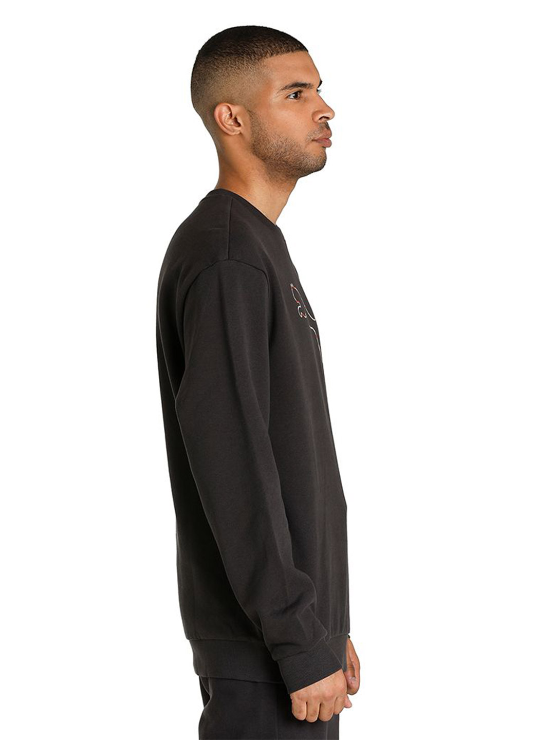 Puma Men Phantom Black Printed Better Crew Neck Sweatshirt (4)