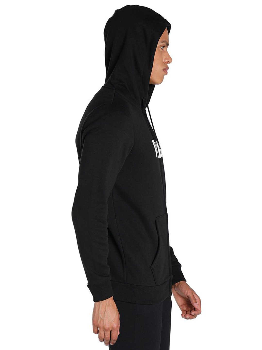 Puma Men Puma Black Printed Essential Big Logo Full-Zip Regular Fit Hoodie (4)