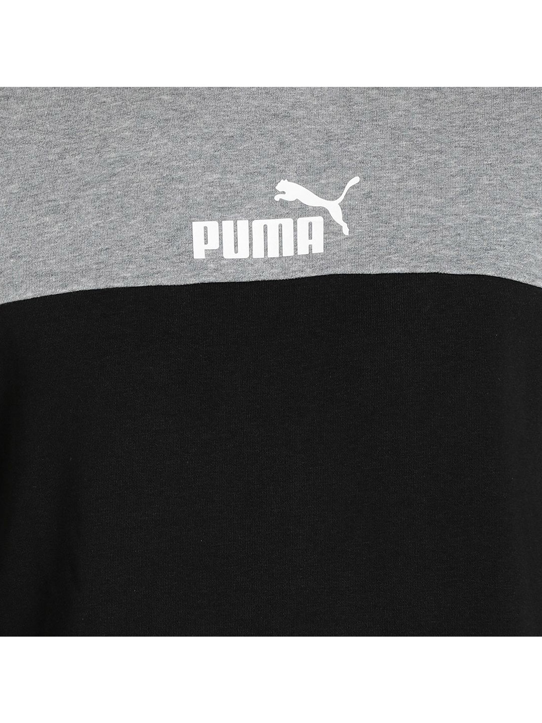 Puma Men Puma Black Printed Essentials+ Block Crew Neck Sweater (6)