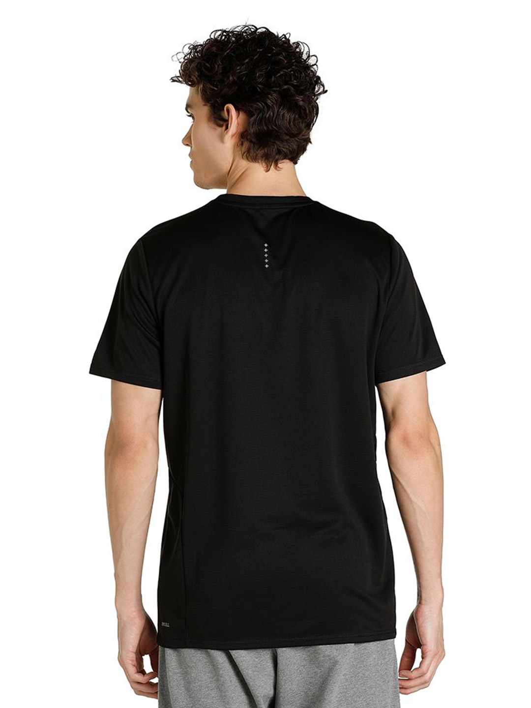 Puma Men Puma Black Printed Favourite Short Sleeve Running T-shirt (2)