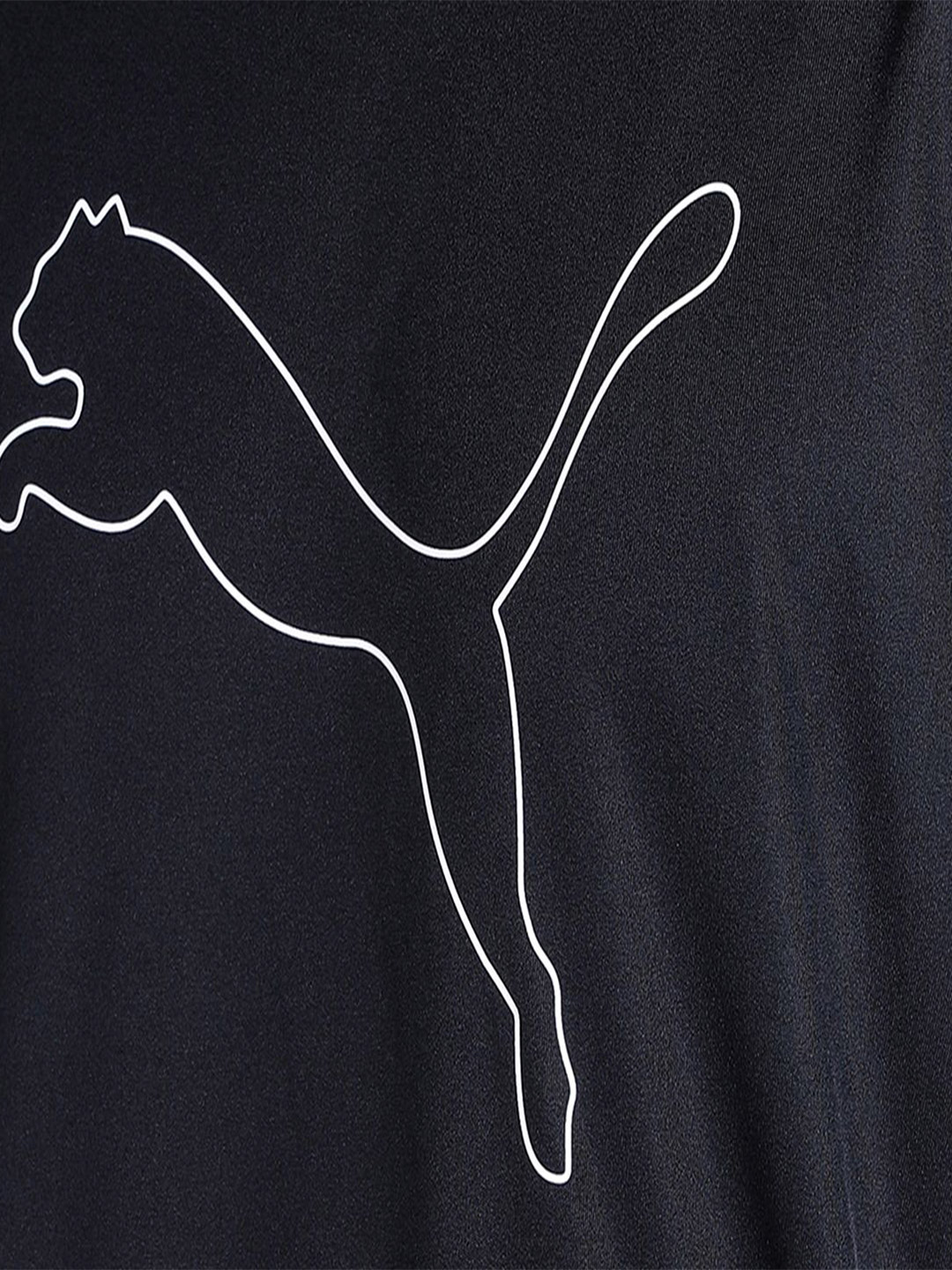 Puma Men Puma Black Printed PERFORMANCE CAT T-Shirt (6)